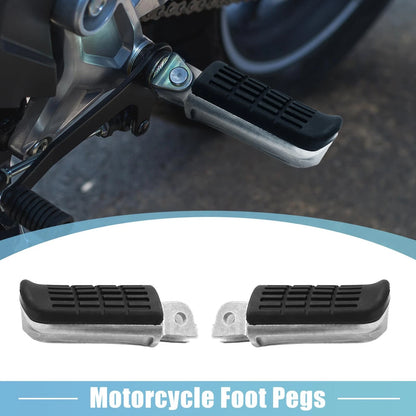 2 x 8mm Aluminum Footrest Footpeg Black for Honda
