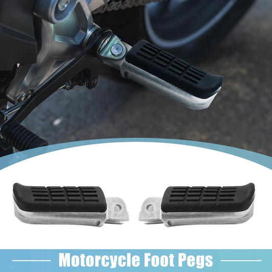 2 x 8mm Aluminum Footrest Footpeg Black for Honda