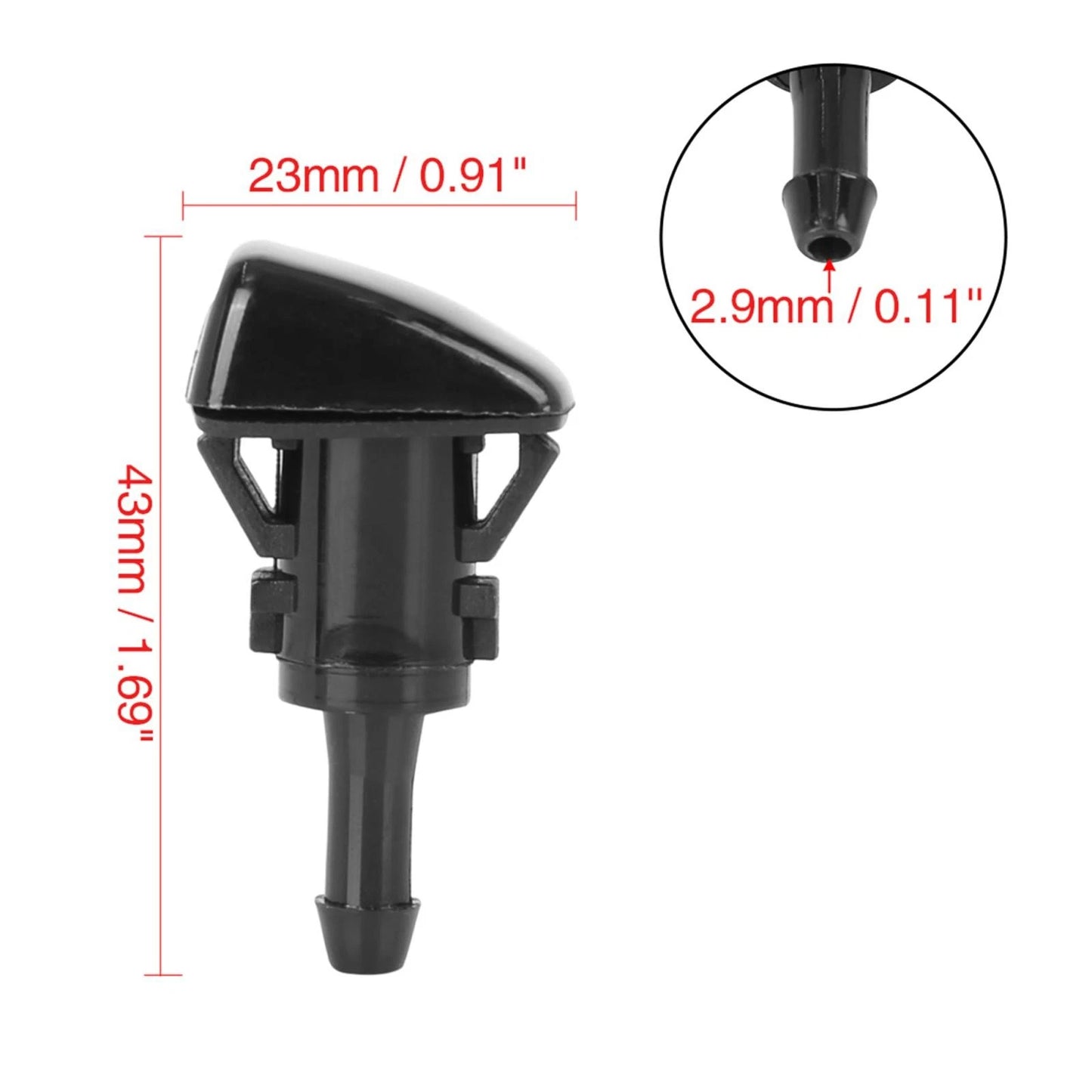 Windshield Washer Sprayer Nozzles for Chrysler Dodge Charger