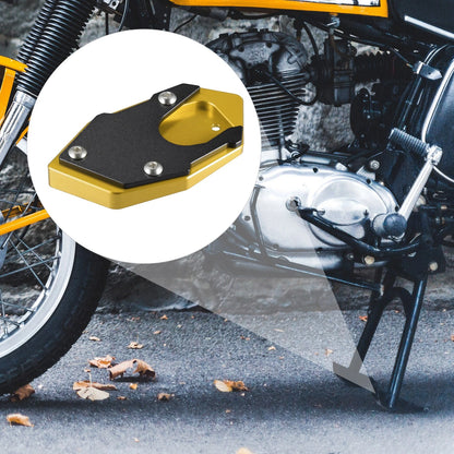 Motorcycle Kickstand Pad for Honda CB250R (2013-2019) - Gold Tone