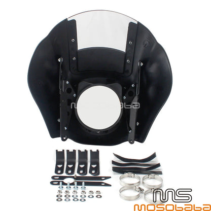 Headlight Fairing & Windshield Mount Kit for Harley Softail FXBB FXLR FXST (2018)