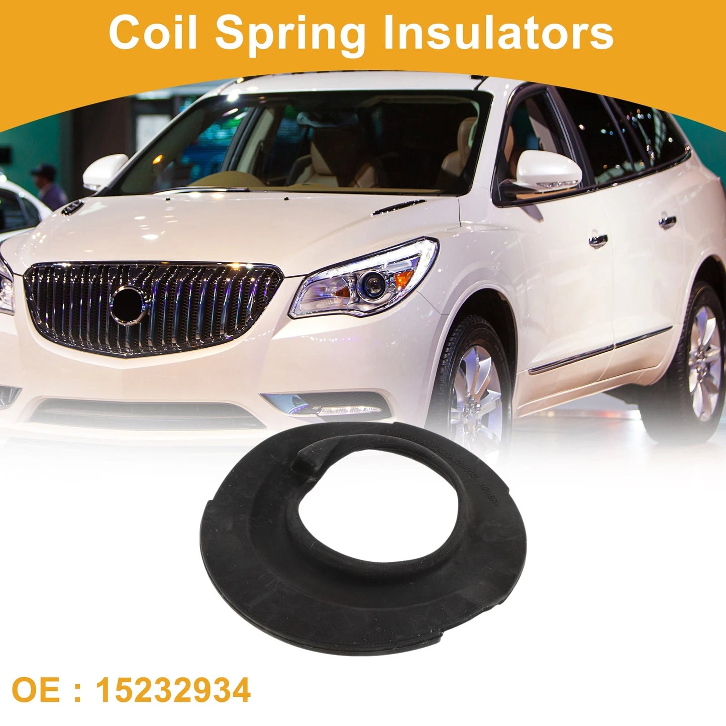 Lower Coil Spring Insulators 1 Pc for Buick Enclave (2017-2017)