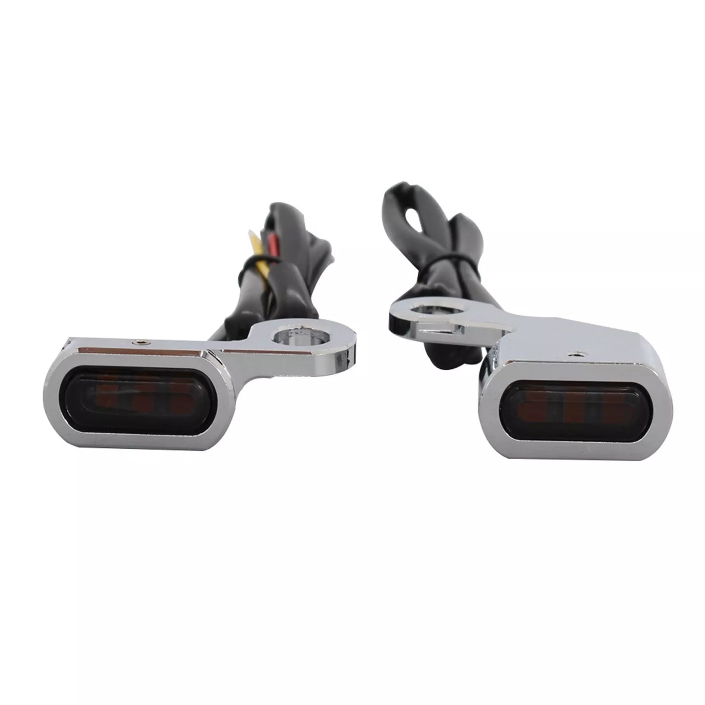 2 x Front Turn Signal Lights for Harley Softail (2000-2014)