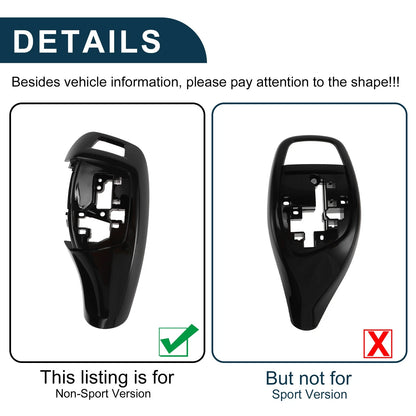 Black Gear Shift Knob Button Cover for BMW 1 Series F20 F21 (2011-2019)