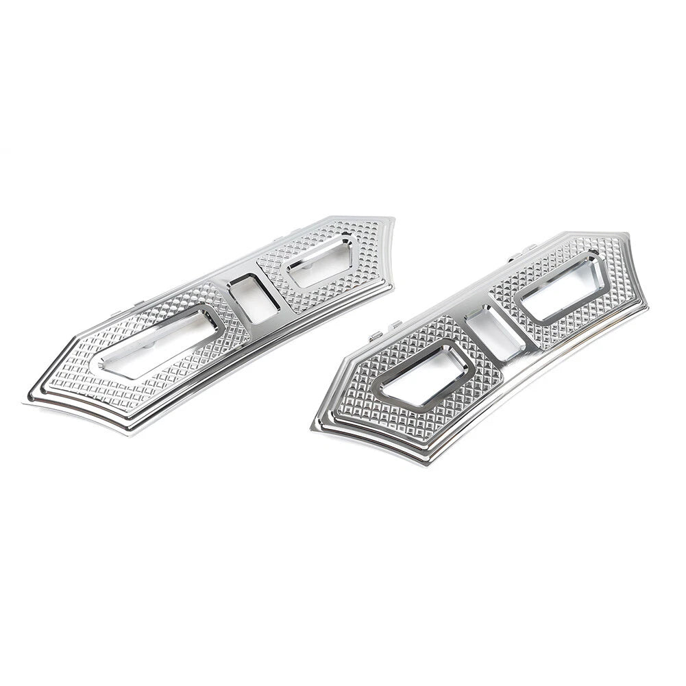 Chrome Front Driver Footboard for Harley Softail Touring
