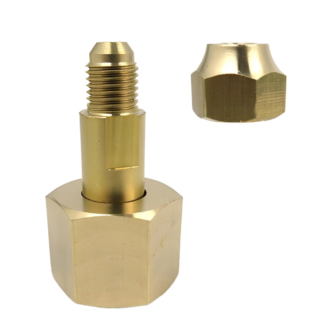 Air Conditioning Bottle Adapter R32 R134A G5/8 to 1/4 SAE for Car
