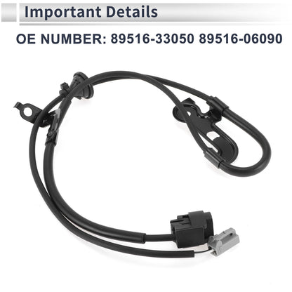 ABS Wheel Speed Sensor for Toyota Camry (2010-2011) 1 x Rear Right