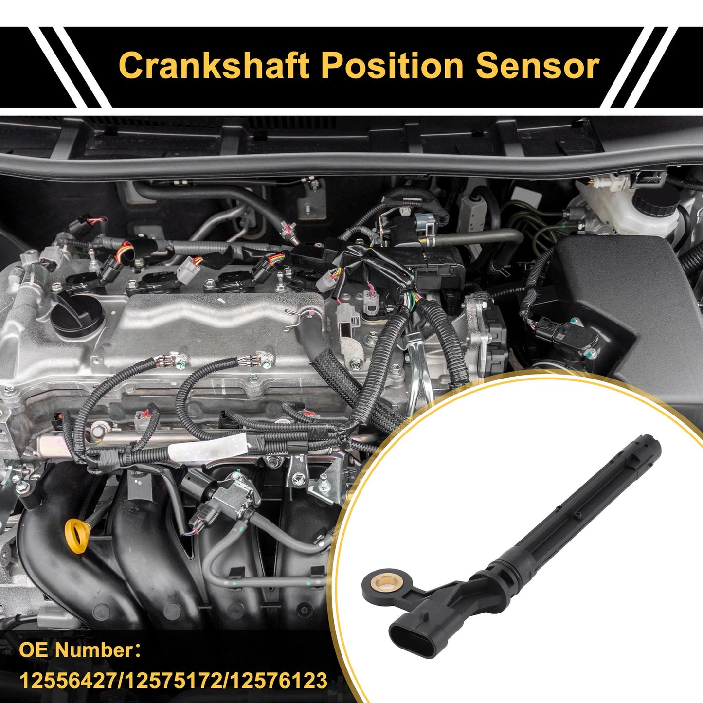 Crankshaft Position Sensor for GMC Sierra 2500HD & 3500HD (2001 - 2006)
