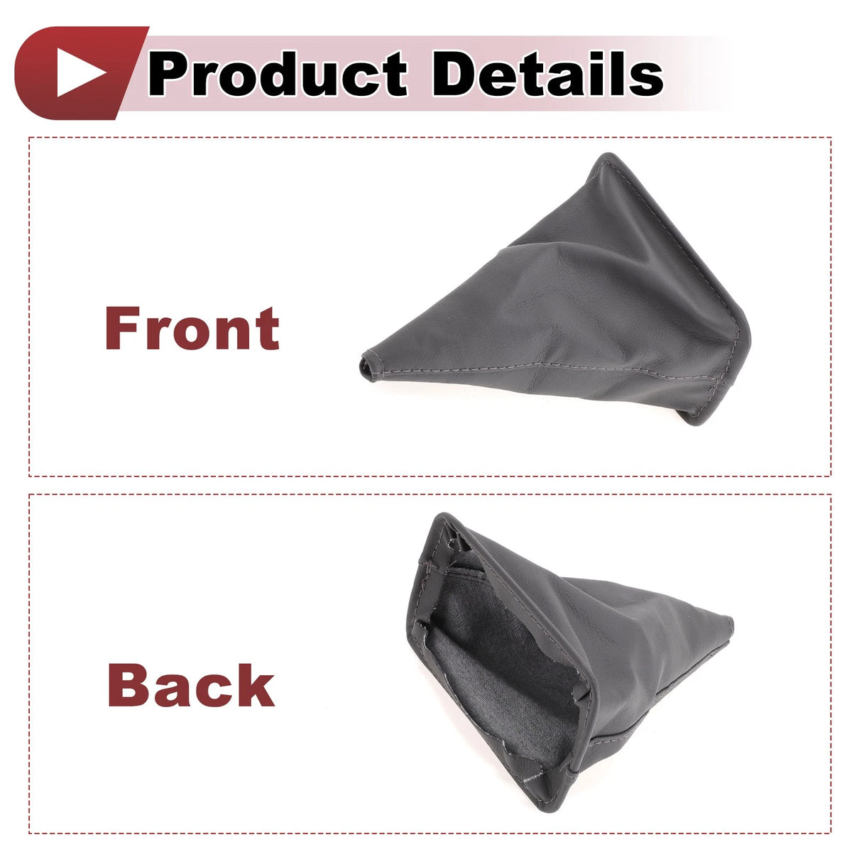 Car Gear Shift Stick Gaiter for Toyota Corolla (2001-2013) - Grey Faux Leather