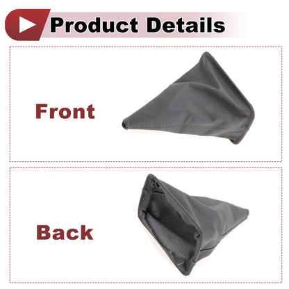 Car Gear Shift Stick Gaiter for Toyota Corolla (2001-2013) - Grey Faux Leather