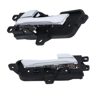 2 x Inner Door Handles Chrome for Hyundai Sonata i45 (2010-2014)