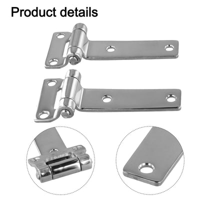 Heavy Duty 2PCS T Hinge 135mm Stainless Steel for Boats & Marine Use