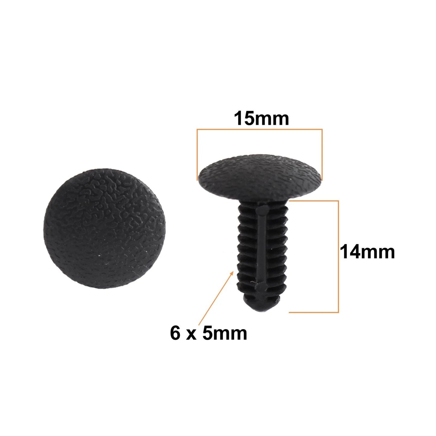 12 x Plastic Fir Tree Retainer Clips 19mm for Ford