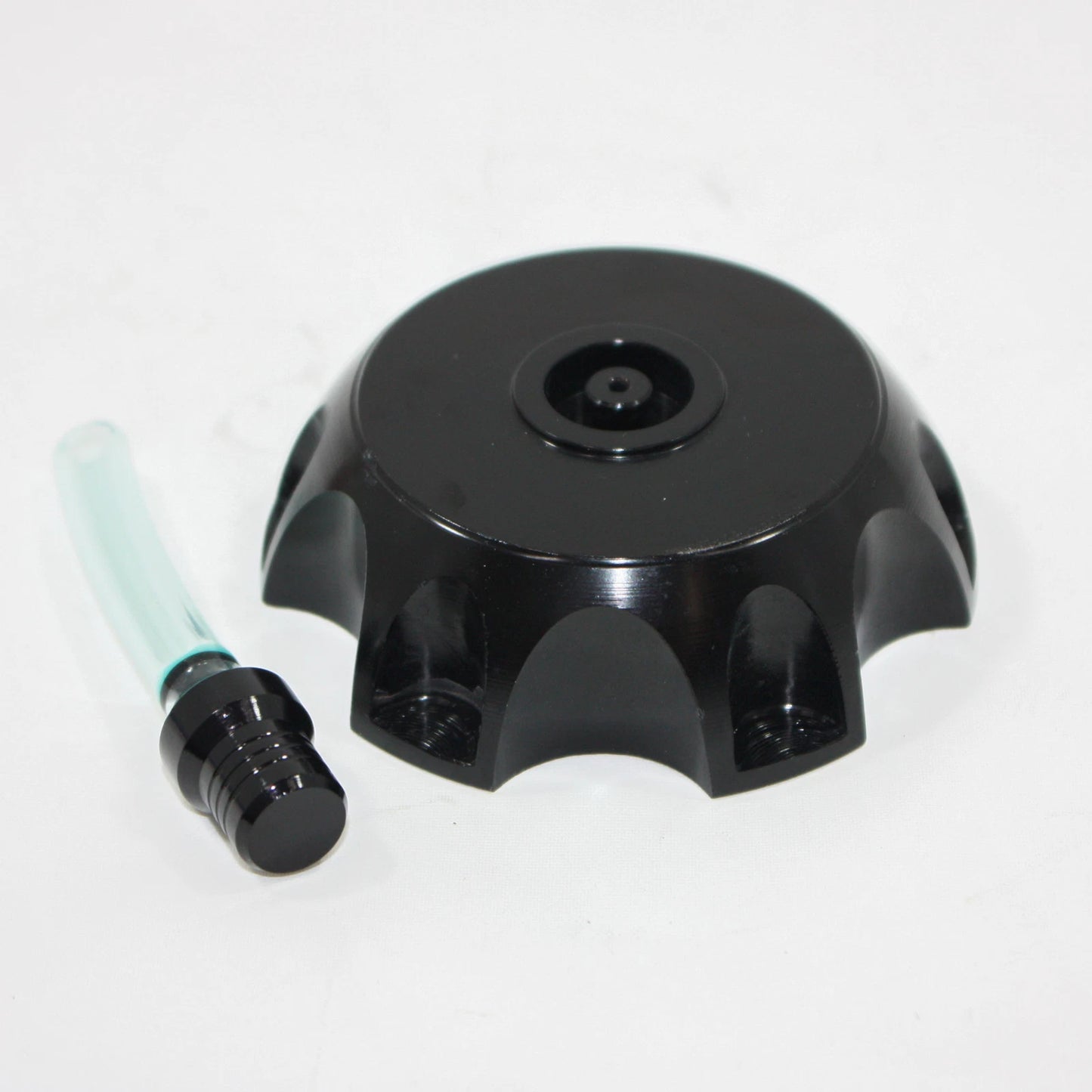BLACK Alloy Gas Fuel Tank Cap + Breather for 110cc 125cc PIT Trail Dirt Bike
