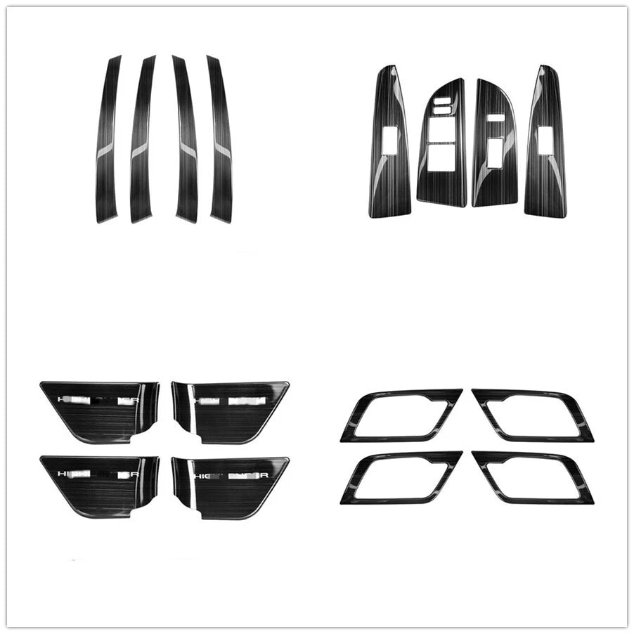Door Handle Bowl Window Lift Panel Trim Cover for Toyota Highlander (2008–2013)