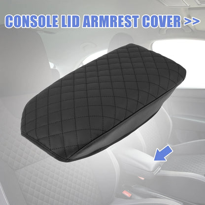 Center Console Lid Armrest Cover for Ford Explorer (2011-2019) Black
