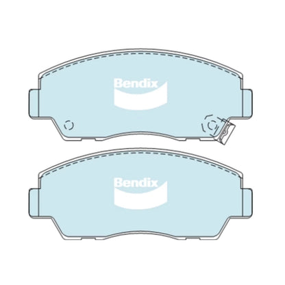 Front Disc Brake Pad Set 4WD for Mazda B2600 UF 2.6L AM G6 (1987-1996) Bendix
