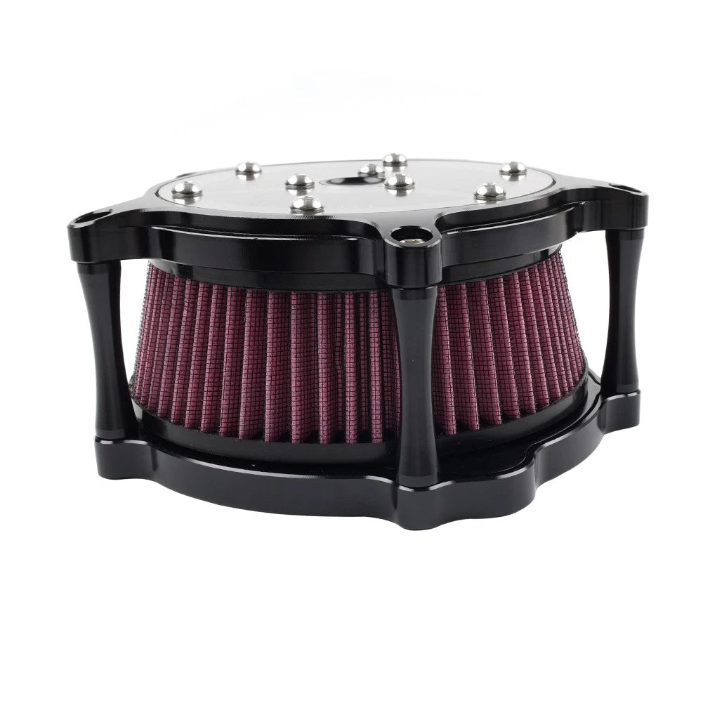 Red Air Cleaner Intake Filter Kit for Harley Sportster XL883 XL1200 (1991-2023)