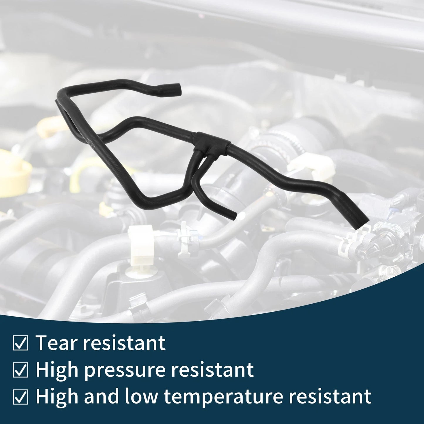 Radiator Hose for BMW 525iT 2.5L Rubber (1993)