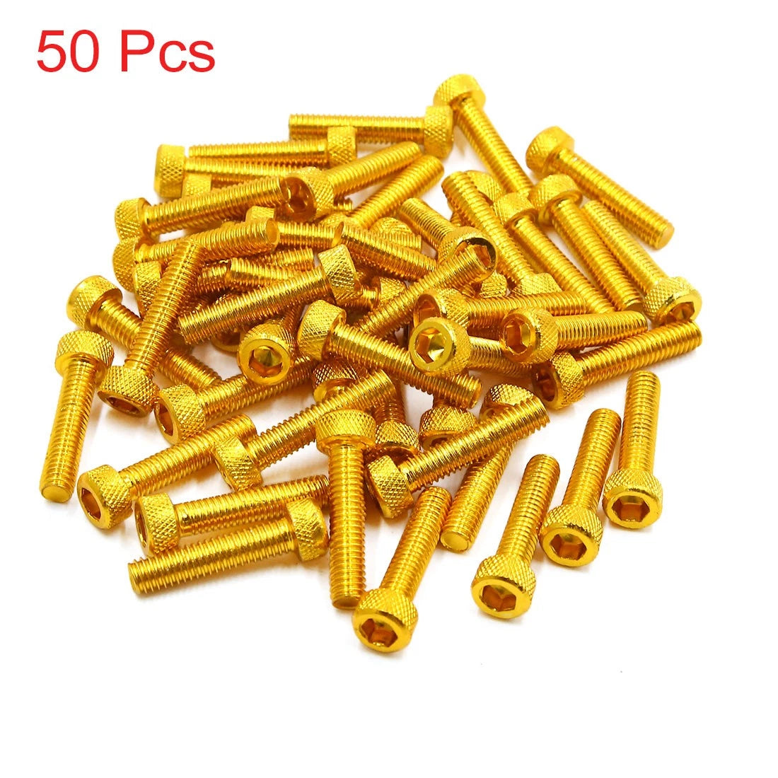 Bolts / 50pcs / M6 x 30mm Hex Socket for Motorcycle