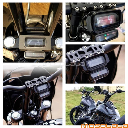 Billet Gauge Mount Bracket for Harley Softail Street Bob FXBB FXBRS (18-20)