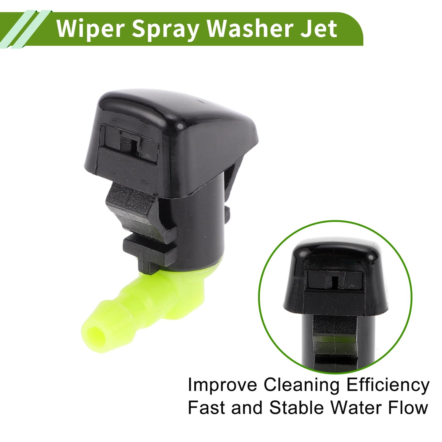 Windshield Washer Nozzle &  Hose Connectors for Ford (2008-2011)