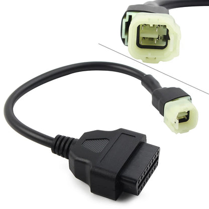 4 Pin to 16 Pin OBD2 Cable Connectors for Honda CBR600/1000RR (2003-2023)