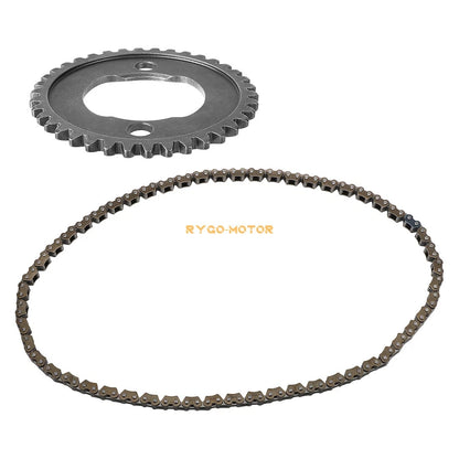 110L Cam Timing Chain & 38T Cam Shaft Sprocket for Honda TRX300 (1988-2000)