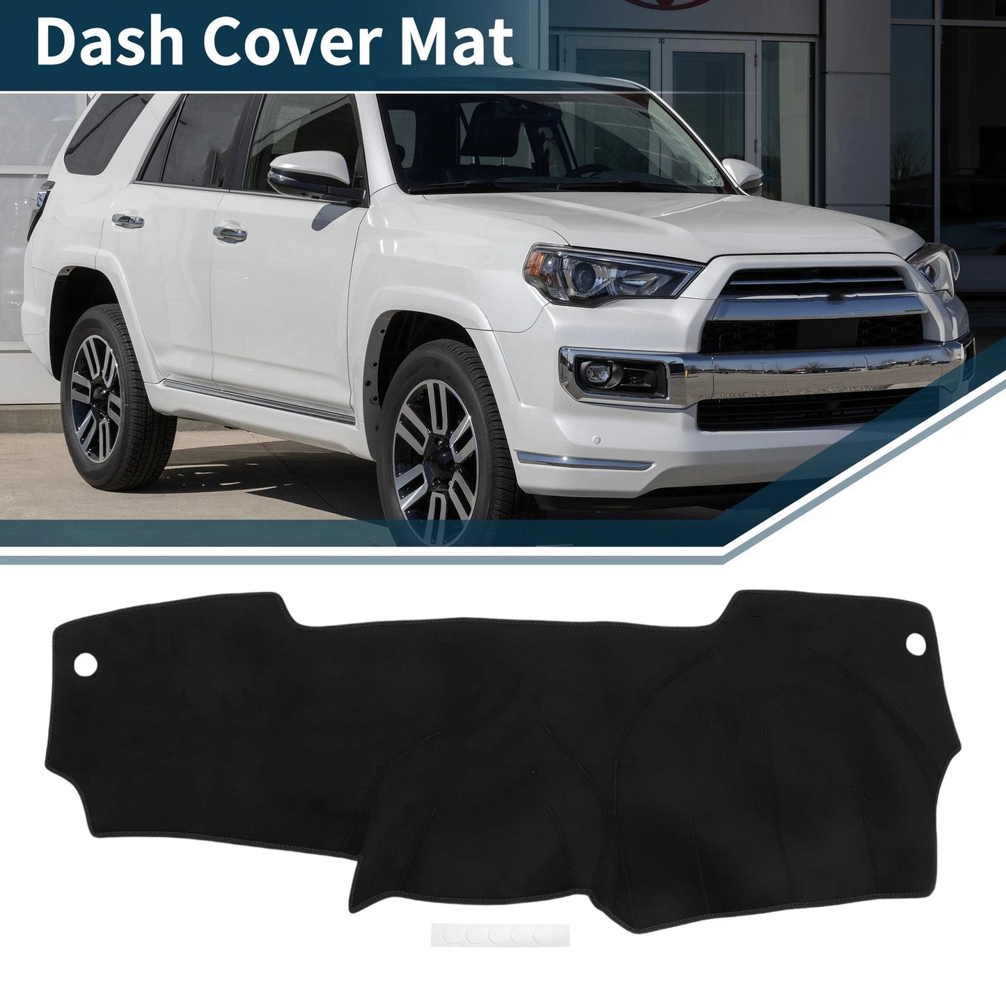 Dashboard Cover Mat for Nissan Micra March K13 Sun Protector Black (2010-2017)
