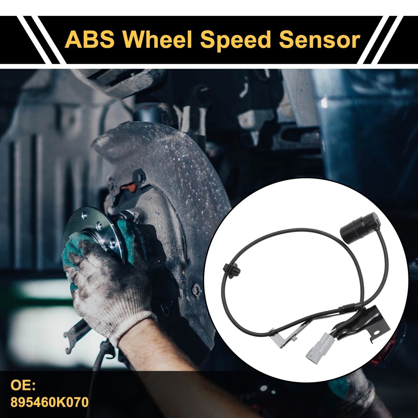 ABS Wheel Speed Sensor for Toyota Hilux 2004-2008, 2 x Rear Left