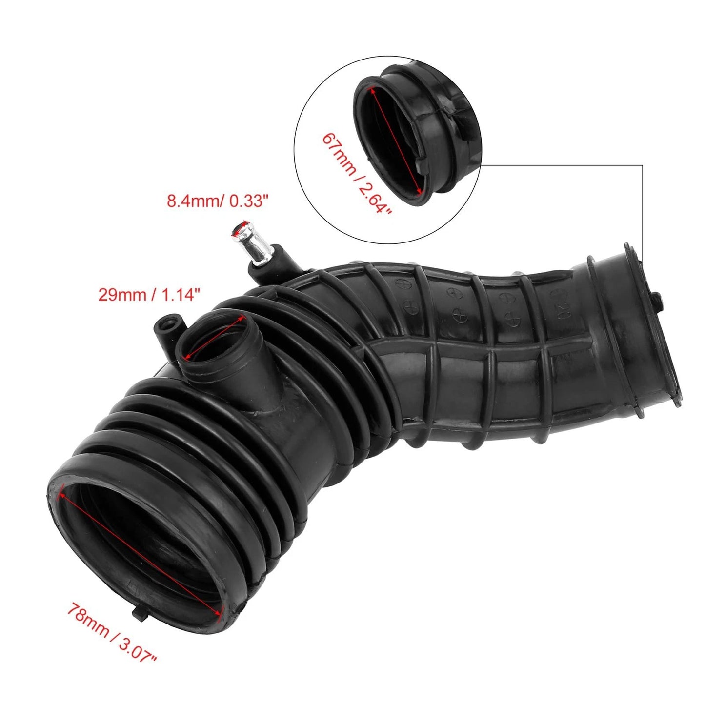 Engine Air Intake Tube Hose for Honda CM4 (2003-2007)