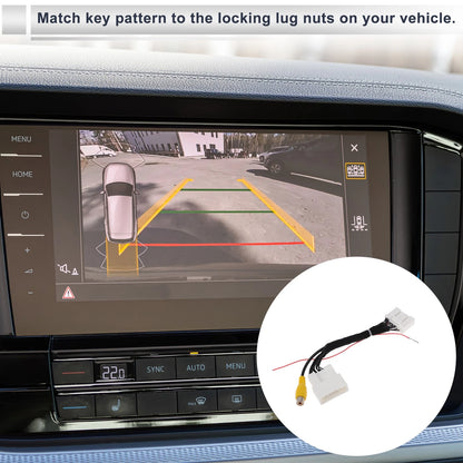 Rear View Camera Adapter Wire Harness Cable for Toyota Camry (2007-2011)