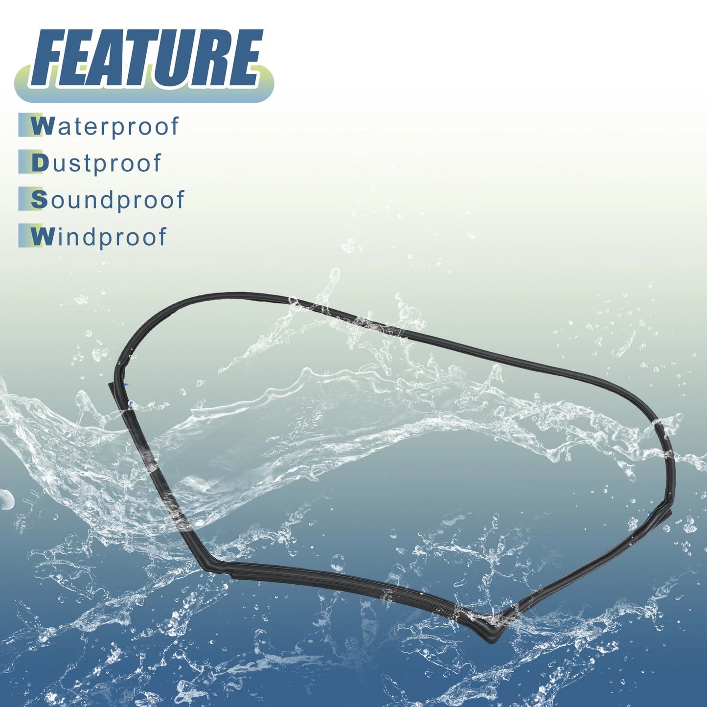 Window Glass Seal for Jeep Wrangler (2007-2018)