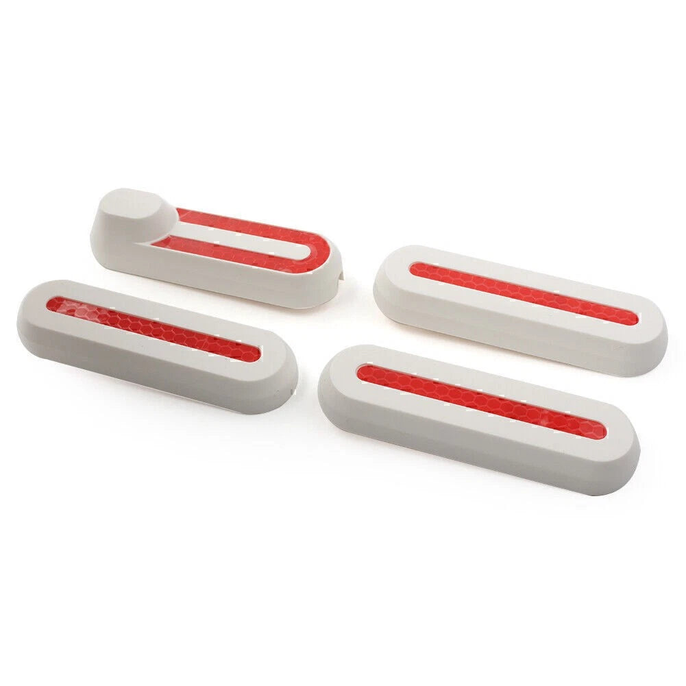 Decorative Shine Strip U/I Shaped Front & Rear Wheel Covers for XIAOMI MIJIA M365