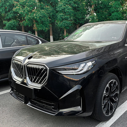 2 x Gloss Black Front Bumper Side Air Vent Trim Covers for BMW X3 (2025)