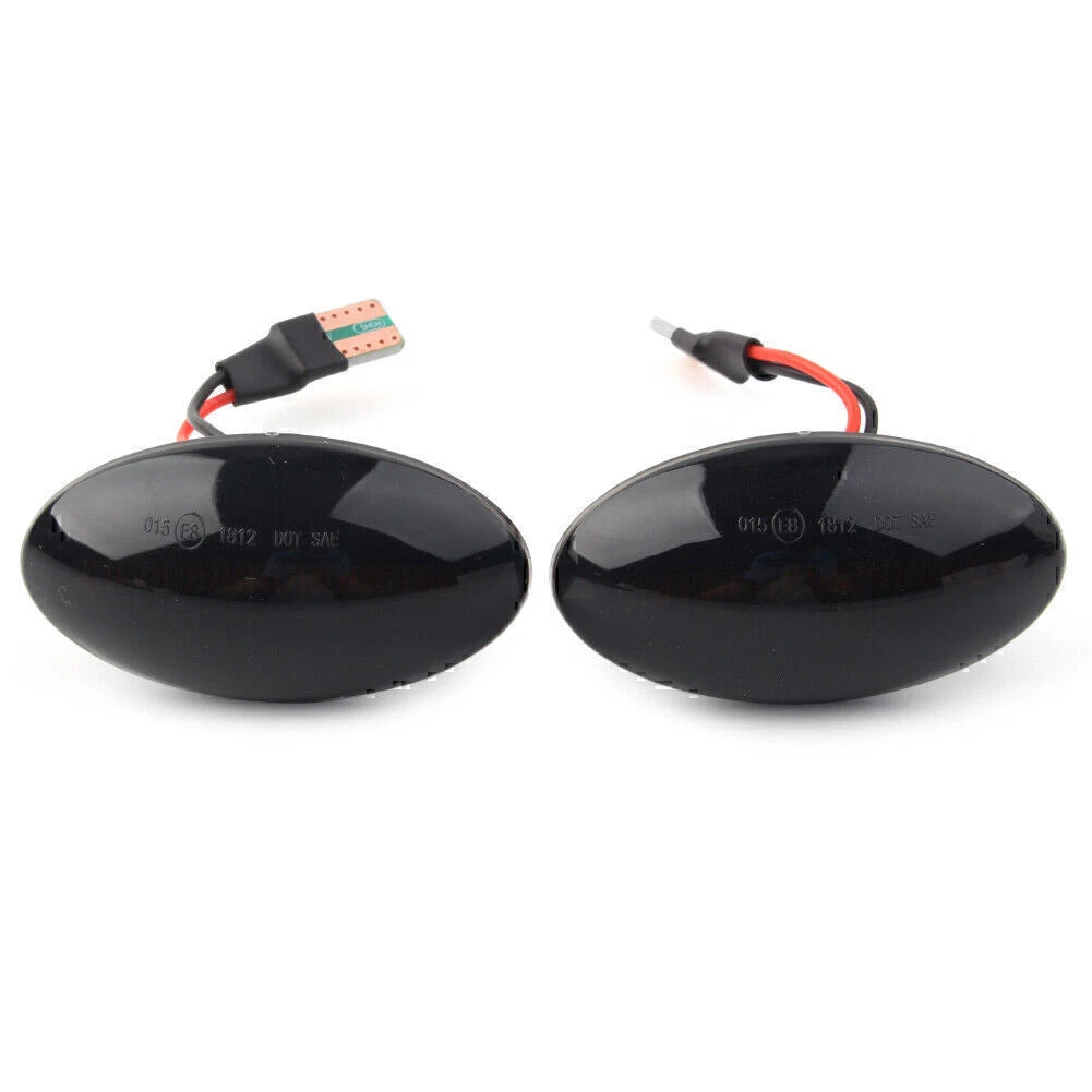 LED Black Dynamic Side Marker Lights for Mini Cooper R50 R52 R53 (2001-2008)