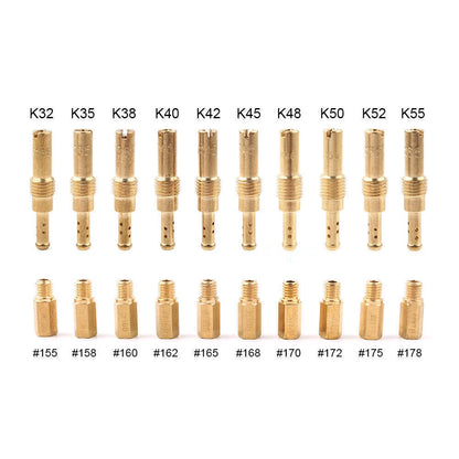 20 x Main Jets & Slow Pilot Jets Kit for Motorcycle Carburetor