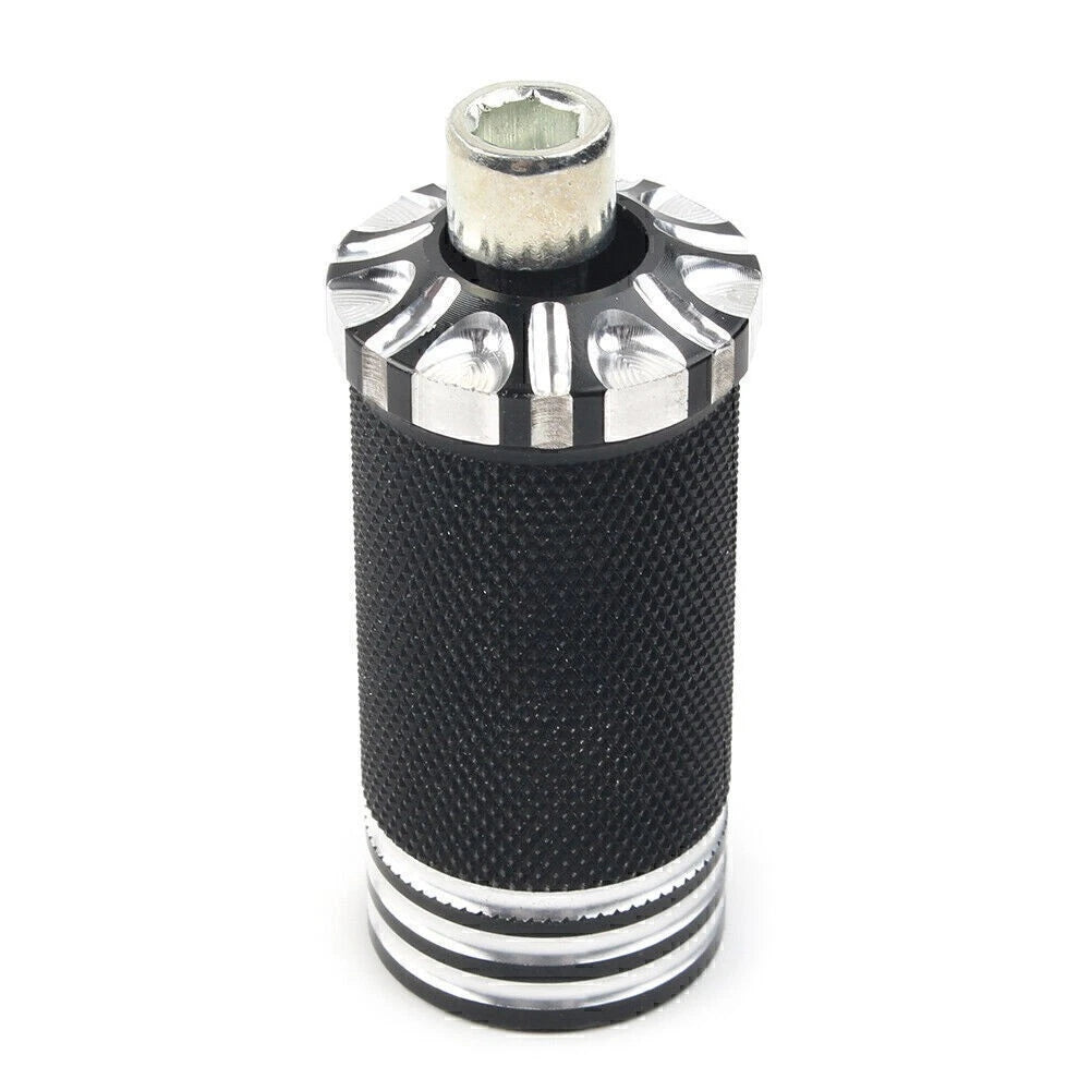 Black CNC Shifter Toe Shift Peg Pedal for Harley Touring Softail (1984-2020)