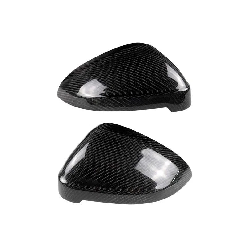 Real Carbon Fiber Wing Mirror Cover Fit For Audi A4 A5 2017-2019 W Lane Assist