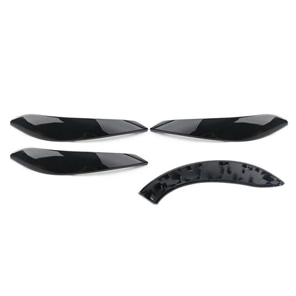 4 x Black Inner Door Handle Covers for BMW 3/4 Series (2013-2018)