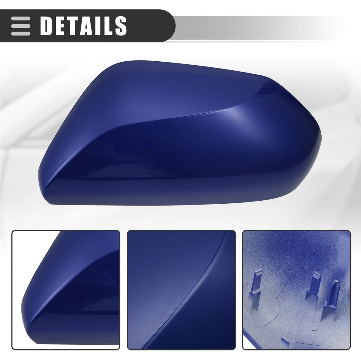 Left Side Mirror Cover Cap for Toyota Camry 2.5L L4 (2018-2023) Blue