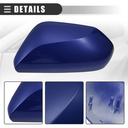 Left Side Mirror Cover Cap for Toyota Camry 2.5L L4 (2018-2023) Blue