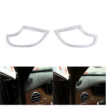Chrome Dashboard Air Outlet Vent Cover Trim fit for Benz S Class W222 2014-2018