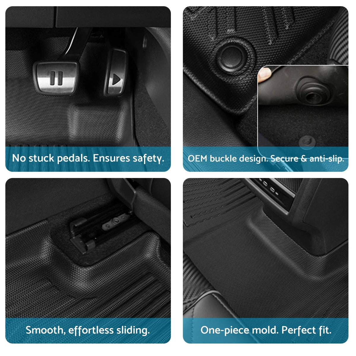4Pcs TPE Floor Mat Set for Toyota Landcruiser Prado (2024-On)