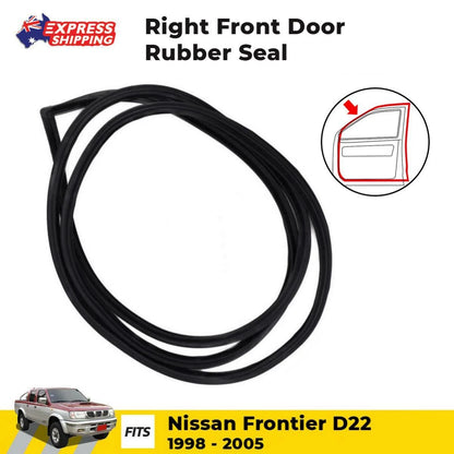 Weatherstrip Door Rubber Seal R-F Fits Nissan D22 Frontier Navara 1998-2005 D10