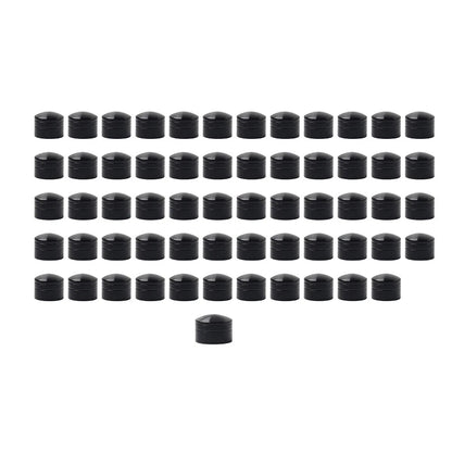 60X Black Engine Screw Caps for Harley Twin Cam Engines (1999-2017)