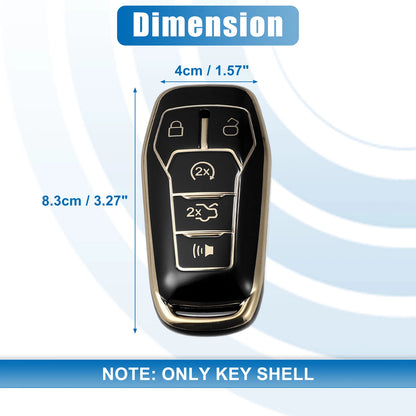 TPU Key Fob Case Cover 5 Button for Ford Fusion, F150 (2013-2020)