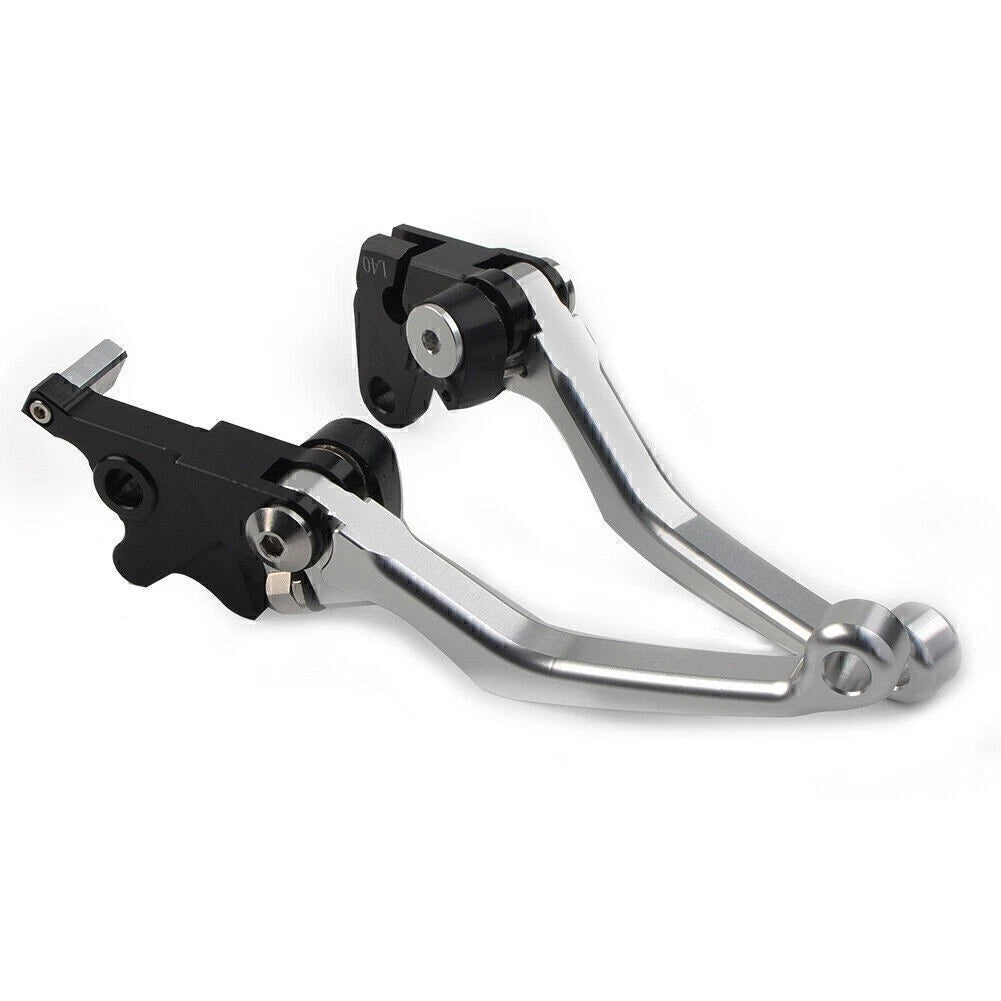 CNC Silver Pivot Clutch Brake Levers for Suzuki DRZ400S/SM/E (2000-2022)