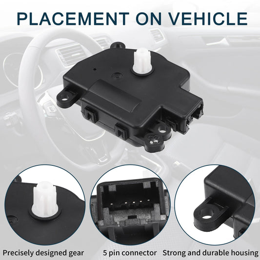2 x HVAC Heater Blend Door Control Actuator for Ford Fusion (2013)