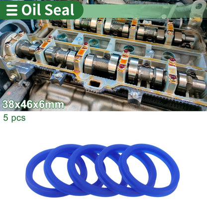 Oil Seal / 38x46x6mm 5 Pcs / Seal Ring Rotary Shaft TPU High Pressure for TPU